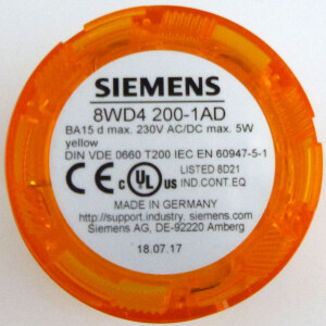 Siemens Dauerlichtelement Gelb 8WD4 200-1AD NOV