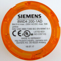 Siemens Dauerlichtelement Gelb 8WD4 200-1AD NOV