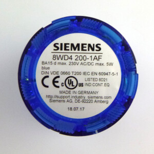 Siemens Dauerlichtelement Blau 8WD4 200-1AF NOV