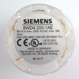 Siemens Dauerlichtelement Klar 8WD4 200-1AE NOV