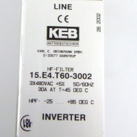 KEB HF-Filter 15.E4.T60-3002 GEB