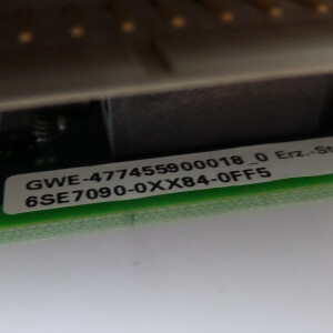 SIMOVERT Masterdrive 6SE7021-0TA61-Z Z=G93 E-Stand:A GEB