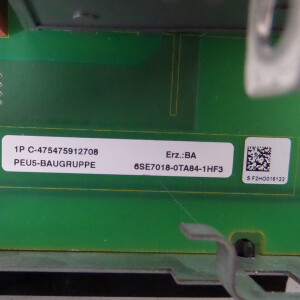 SIMOVERT Masterdrive Leistungsteilbaugruppe 6SE7018-0TA84-1HF3 E-Stand:BA GEB