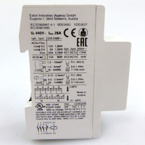 EATON Installationsschütz CMUC24/25-31 137400 24VAC/DC GEB