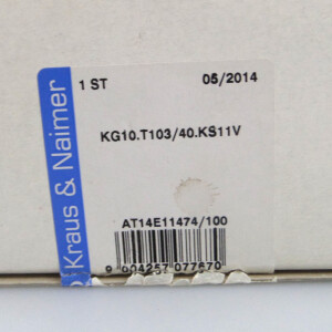 Kraus&Naimer Hauptschalter KG10.T103/40.KS11V OVP