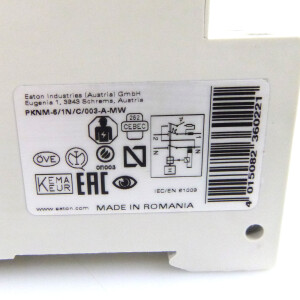 Eaton FI/LS Kombischalter PKNM-6/1N/C/003-A-MW 236022 NOV