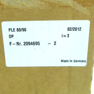 NEUGART Planetengetriebe PLE80/90 i=3 OVP