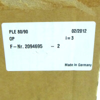 NEUGART Planetengetriebe PLE80/90 i=3 OVP