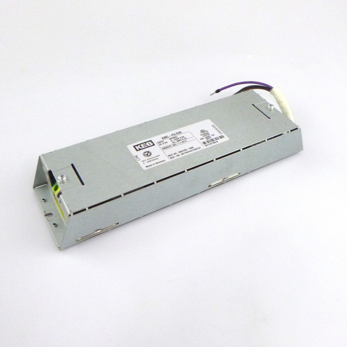 KEB EMC-Filter 10E5T60-1002 480VAC 50/60Hz GEB
