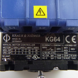 Kraus&Naimer Lasttrennschalter KG64BT203/12VE OVP