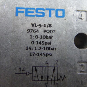 Festo Pneumatikventil VL-5-1/8 9764 NOV