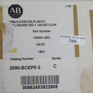 Allen Bradley Fiber Optic Kabel 2090 SCEP0-3 195591-Q02 Ser.C OVP