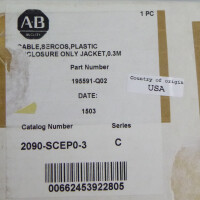 Allen Bradley Fiber Optic Kabel 2090 SCEP0-3 195591-Q02 Ser.C OVP