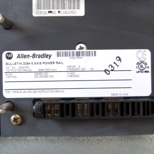 Allen Bradley Kinetix 6000 Power Rail 2094-PR6 Ser.A GEB