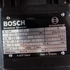 Bosch Servomotor SE-B2.040.060-10.000 + RI58-O/0250AS.41RC GEB