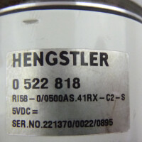 Hengstler Inkremental Drehgeber RI58-O/0500AS.41RX-C2-S 0522818 GEB