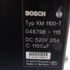Bosch Kondensator-Modul KM 1100-T 048798-115 GEB