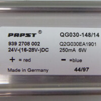 PAPST DC-Querstromventilator QG030-148/14 9392708002 24V GEB