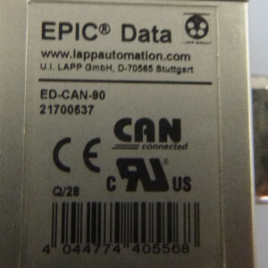 Lapp GmbH CAN Bus-Steckverbinder ED-CAN-90 21700537 NOV