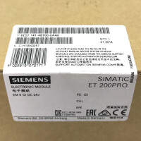 Simatic S7 ET200 Elektronikmodul 6ES7 141-4BF00-0AA0 SIE