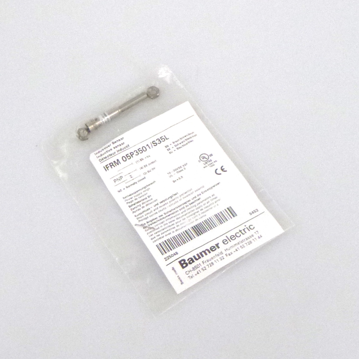 Baumer electric Induktiver Näherungsschalter IFRM 05P35