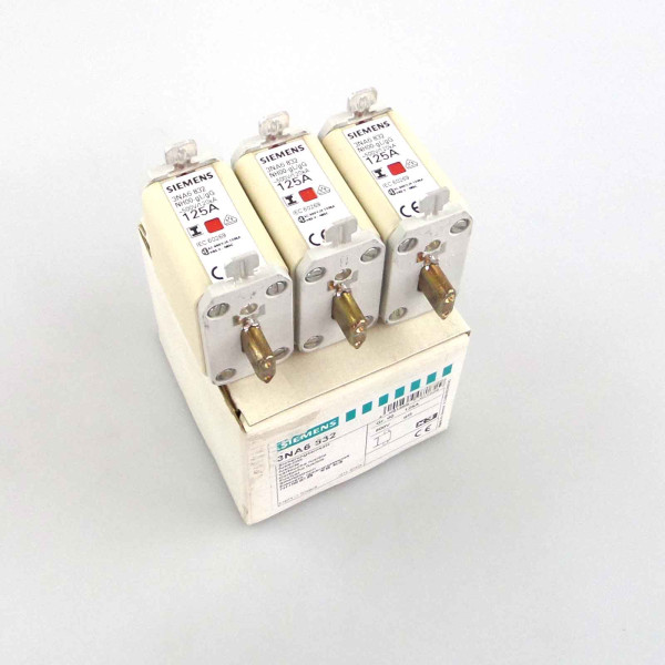 Siemens NH-Sicherungseinsatz 3NA6 832 (3Stk.) OVP