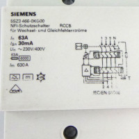 Siemens FI-Schutzschalter 5SZ3 466-0KG00 GEB