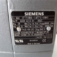 Siemens Synchronservomotor 1FT7086-1AF71-1NH1 GEB