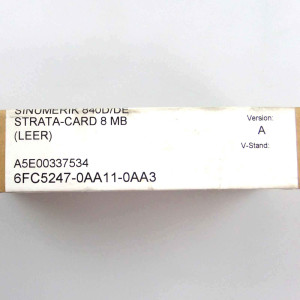 Sinumerik 840D/DE PC-Card 6FC5247-0AA11-0AA3 Vers.A SIE