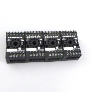 Schrack Relaissockel MR78750 (4Stk.) NOV