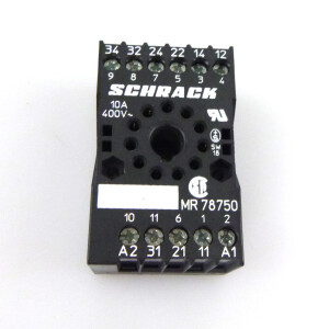 Schrack Relaissockel MR78750 (4Stk.) NOV