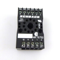 Schrack Relaissockel MR78750 (4Stk.) NOV