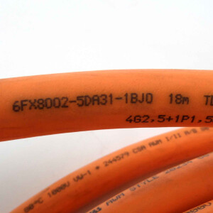 Siemens Leistungsleitung 6FX8002-5DA31-1BJ0 NOV