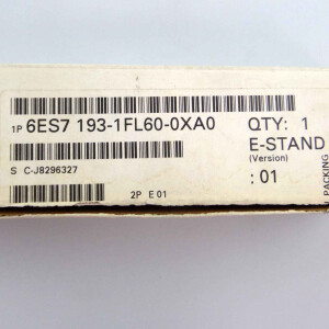 Simatic S7 Zusatzklemme 6ES7 193-1FL60-0XA0 OVP