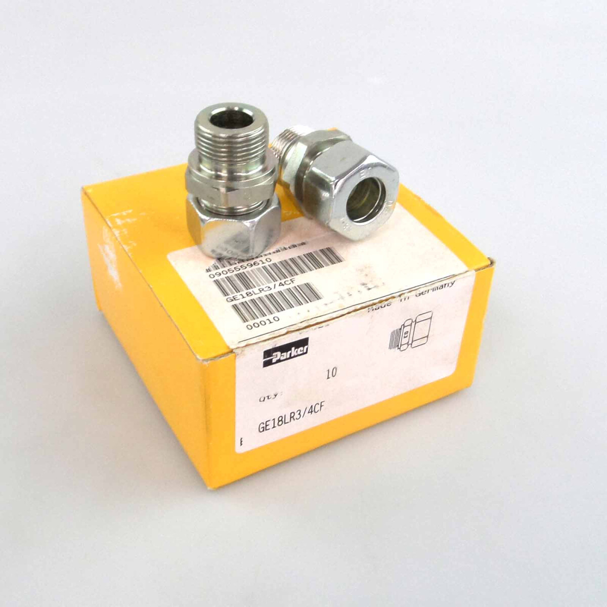 Parker Einschraubverschraubung GE18LR3/4CF (10Stk.) OVP