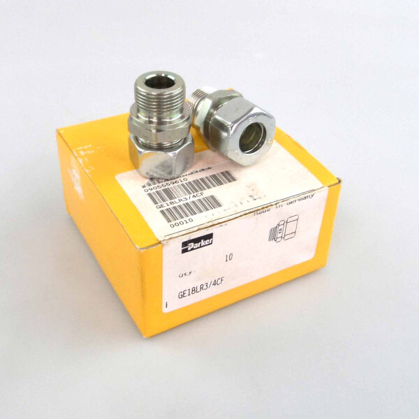 Parker Einschraubverschraubung GE18LR3/4CF (10Stk.) OVP