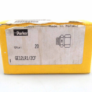 Parker Einschraubverschraubung GE12LR1/2CF (20Stk.) OVP