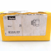 Parker Einschraubverschraubung GE12LR1/2CF (20Stk.) OVP