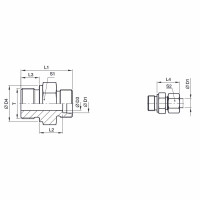 Parker Einschraubstutzen GE06LR (40Stk.) SIE