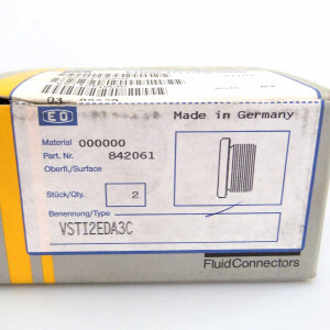 Parker Verschluss-Stopfen VSTI2EDA3C (2Stk.) OVP