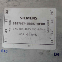 SIMOVERT Funkentstoerfilter 6SE7027-2ES87-0FB0 GEB