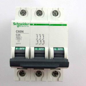 Schneider Electric Leitungsschutzschalter 23777 C60N 3P-C25 NOV