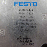 Festo Pneumatikventil VL/O-3-1/4 9984 GEB
