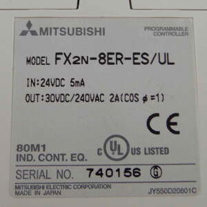 Mitsubishi Electric MELSEC Expansion Module FX2N-8ER-ES/UL GEB