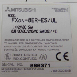 Mitsubishi Electric MELSEC Expansion Module FX0N-8ER-ES/UL GEB