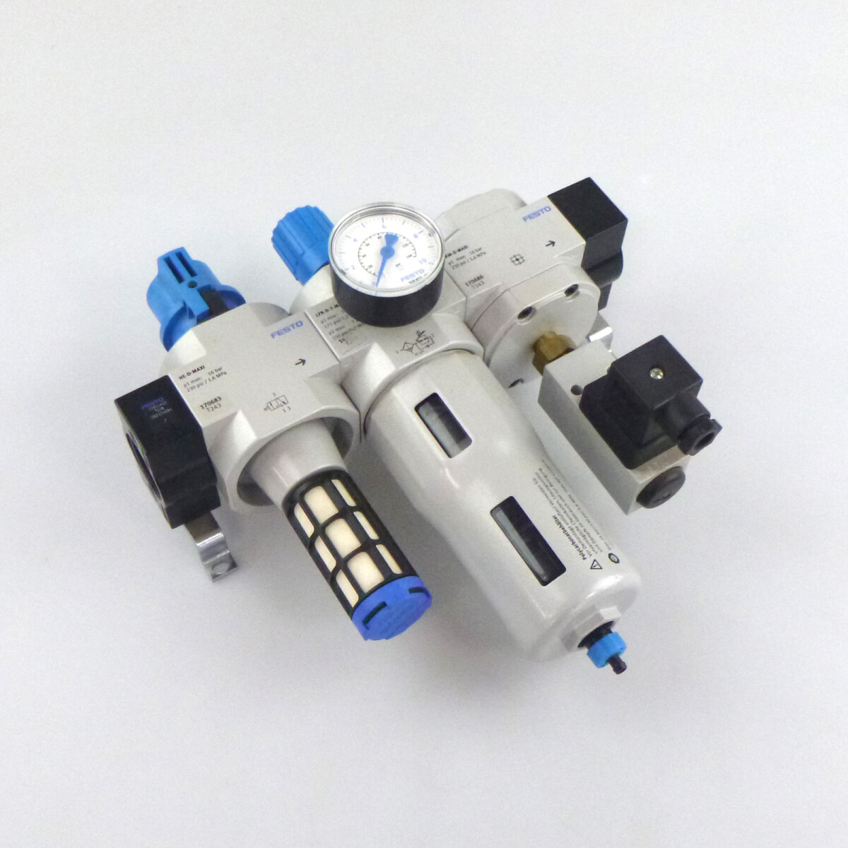Festo Wartungseinheit HE-D-MAXI / LFR-D-7-MAXI / PEV-1/4-B N