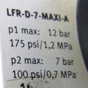 Festo Wartungseinheit HE-D-MAXI / LFR-D-7-MAXI / PEV-1/4-B NOV