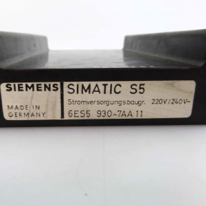 Simatic S5 Stromversorgungsbaugruppe S5-110 6ES5 930-7AA11 GEB