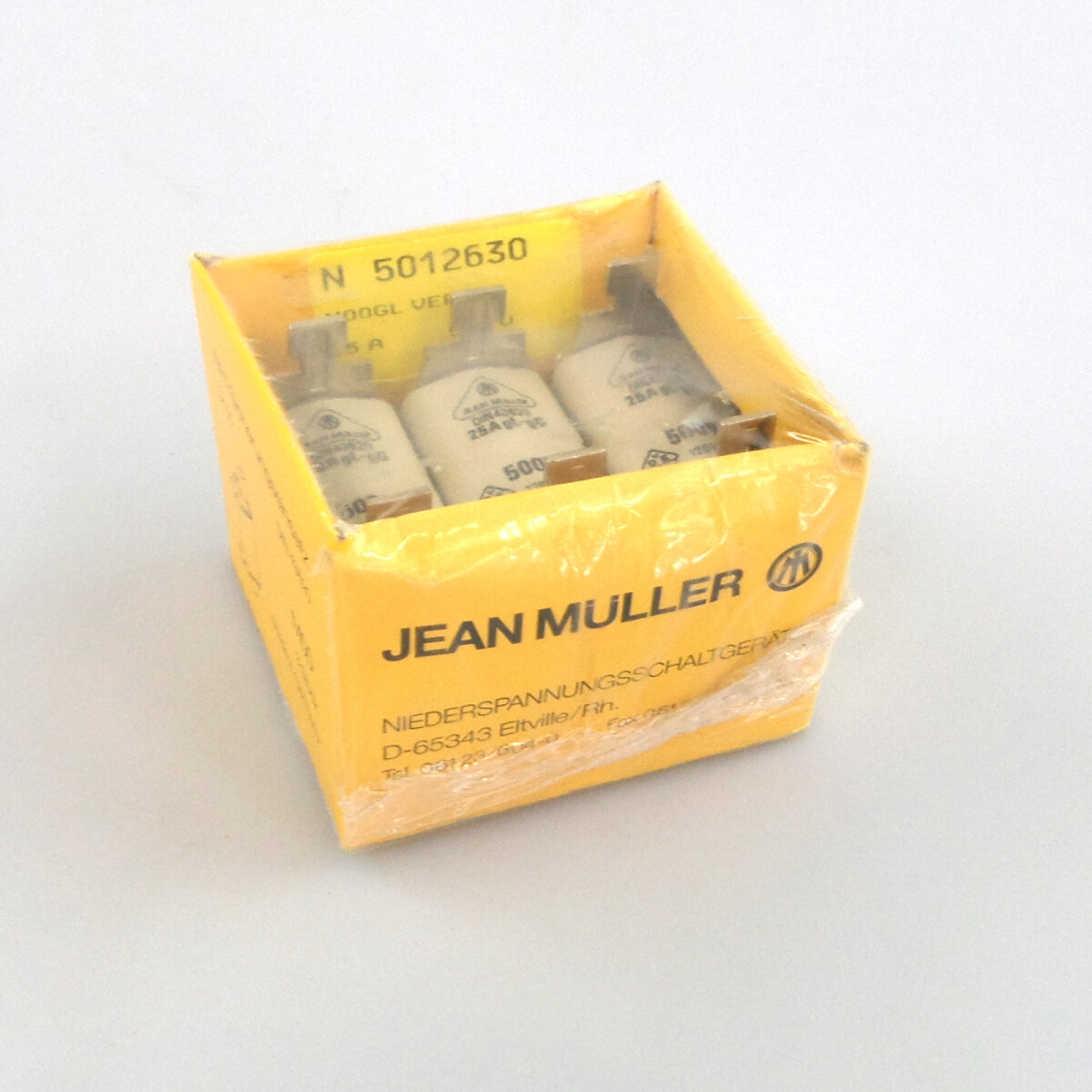 Jean Müller NH-Sicherungseinsatz N5012630 25A Gr.00 500