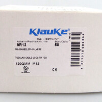 Klauke Rohrkabelschuhe KL120/12 9R12 M12 (50Stk.) OVP